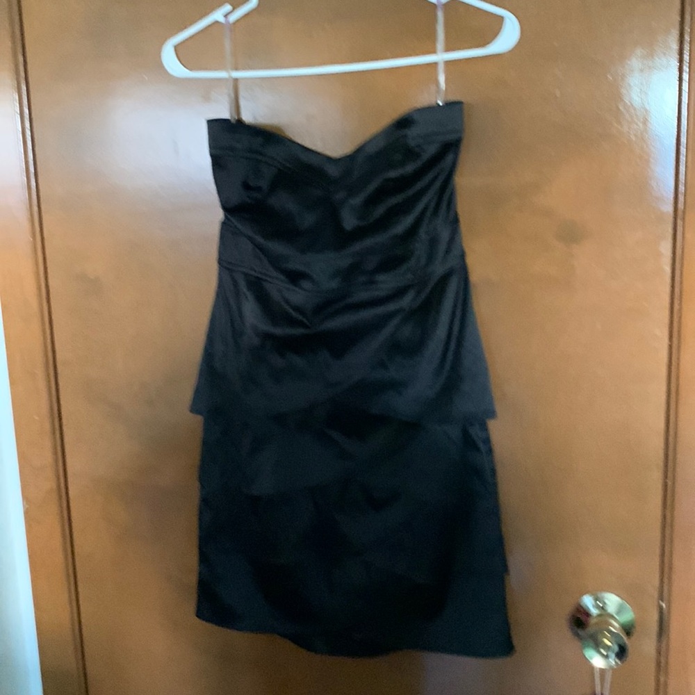 Large satin dress